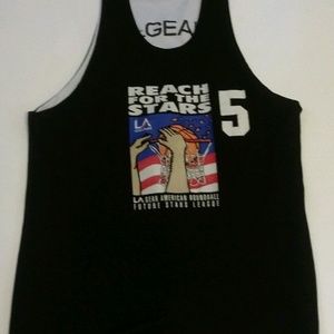Vintage LA Gear Basketball Reversible Jersey Sz L